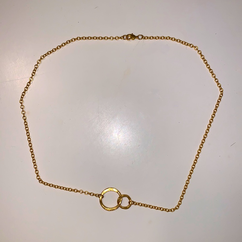2 ring necklace